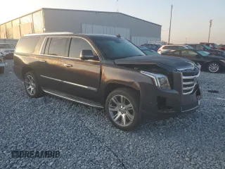 2015 Cadillac Escalade ESV Premium with VIN 1GYS4TKJ5FR596807, listed as a Copart auction lot 53264905 with 90,305 mi miles and Clean title. Bid and sale history available at DreamBid. Image 4.