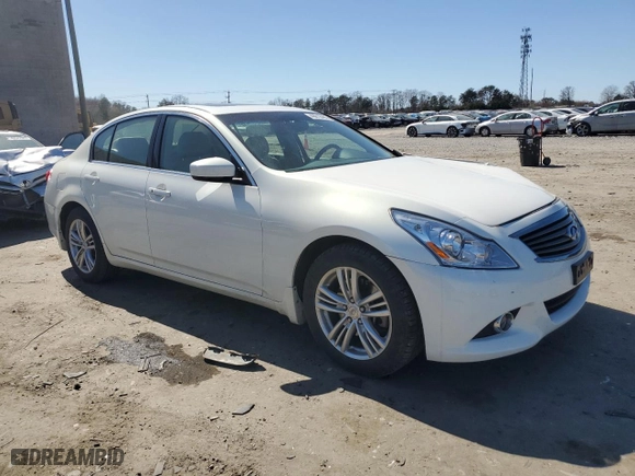 2012 Infiniti G37 Sedan x with VIN JN1CV6AR2CM972648, listed as a Copart auction lot 49618495 with 130,833 mi miles and Salvage Title. Bid and sale history available at carsss.com. Image 4.