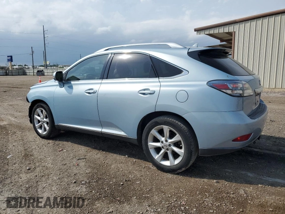 2011 Lexus RX 350 with VIN 2T2ZK1BAXBC046419, listed as a Copart auction lot 54781665 with 118,317 mi miles and Salvage Title. Bid and sale history available at DreamBid. Image 2.