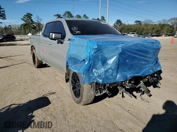2024 Chevrolet Silverado 1500 RST with VIN 1GCUDEE80RZ374893, listed as a Copart auction lot 46840995 with 12,736 mi miles and Salvage Title. Bid and sale history available at carsss.com. Image 10.