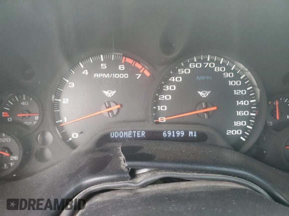 1997 Chevrolet Corvette with VIN 1G1YY22G1V5107756, listed as a Copart auction lot 79224984 with 69,199 mi miles and Clean Title. Bid and sale history available at carsss.com. Image 9.