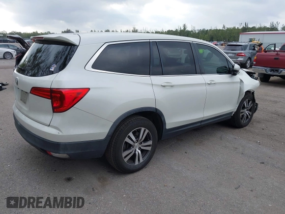 2016 Honda Pilot EX-L with VIN 5FNYF5H58GB053040, listed as a IAAI auction lot 42046304 with 107,349 mi miles and . Bid and sale history available at carsss.com. Image 4.