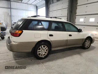 2000 Subaru Legacy Outback with VIN 4S3BH6658Y7655596, listed as a Copart auction lot 43420625 with 292,367 mi miles and Salvage title. Bid and sale history available at DreamBid. Image 3.