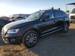 2014 Audi Q5 Premium Plus with VIN WA1LFAFP4EA040132, listed as a Copart auction lot 42814895 with 87,185 mi miles and Salvage Title. Bid and sale history available at carsss.com. Image 1.