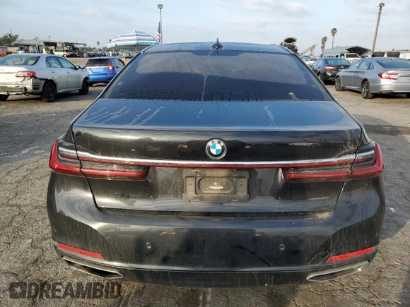 2022 BMW 7 Series 740i with VIN WBA7T2C02NCH89884, listed as a Copart auction lot 89294435 with 64,055 mi miles and Clean Title. Bid and sale history available at carsss.com. Image 6.