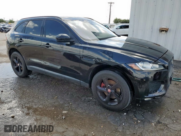 2018 Jaguar F-Pace 30t Premium with VIN SADCJ2GX5JA203801, listed as a Copart auction lot 61628395 with 98,595 mi miles and Clean title. Bid and sale history available at DreamBid. Image 4.