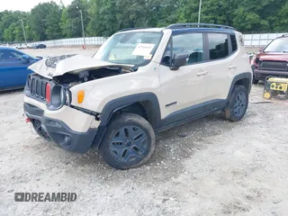 2017 Jeep Renegade Trailhawk with VIN ZACCJBCB5HPF70617, listed as a IAAI auction lot 42516113 with 66,187 mi miles and . Bid and sale history available at DreamBid. Image 21.