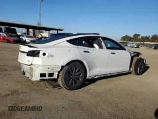 2017 Tesla Model S 100D with VIN 5YJSA1E23HF226178, listed as a Copart auction lot 88478225 with 54,411 mi miles and Salvage Title. Bid and sale history available at carsss.com. Image 3.