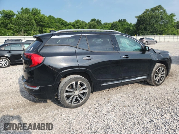 2018 GMC Terrain Denali with VIN 3GKALXEX4JL370144, listed as a Copart auction lot 58621755 with 115,467 mi miles and Salvage title. Bid and sale history available at DreamBid. Image 3.