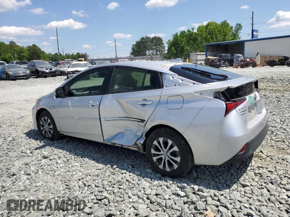 2019 Toyota Prius LE with VIN JTDL9RFUXK3001532, listed as a Copart auction lot 55640085 with 114,477 mi miles and Salvage title. Bid and sale history available at DreamBid. Image 2.