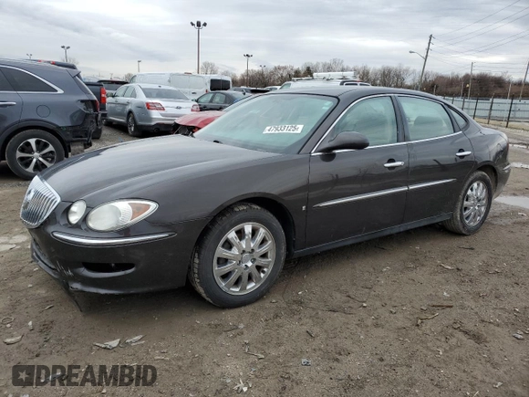 2009 Buick LaCrosse CX with VIN 2G4WC582391148547, listed as a Copart auction lot 47933125 with 44,914 mi miles and Salvage Title. Bid and sale history available at carsss.com. Image 1.