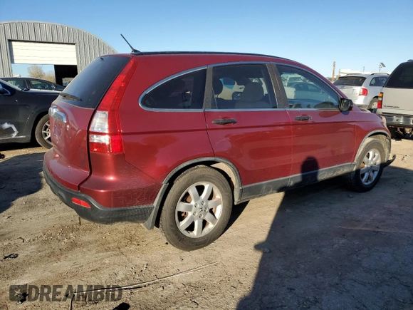 2007 Honda CR-V EX with VIN JHLRE38517C067910, listed as a Copart auction lot 80950204 with 193,572 mi miles and Salvage Title. Bid and sale history available at carsss.com. Image 3.
