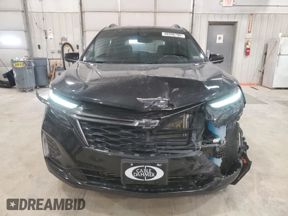 2022 Chevrolet Equinox RS with VIN 2GNAXWEVXN6138271, listed as a Copart auction lot 48996785 with 61,193 mi miles and Salvage title. Bid and sale history available at DreamBid. Image 5.