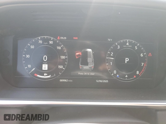 2018 Land Rover Range Rover Sport HSE with VIN SALWR2RV4JA402473, listed as a Copart auction lot 60678245 with 89,962 mi miles and Clean title. Bid and sale history available at DreamBid. Image 9.