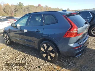 2024 Volvo XC60 Recharge Plug-In Hybrid Plus Dark Theme with VIN YV4H60DL1R1781914, listed as a Copart auction lot 77608394 with 0 mi miles and Salvage Title. Bid and sale history available at carsss.com. Image 2.