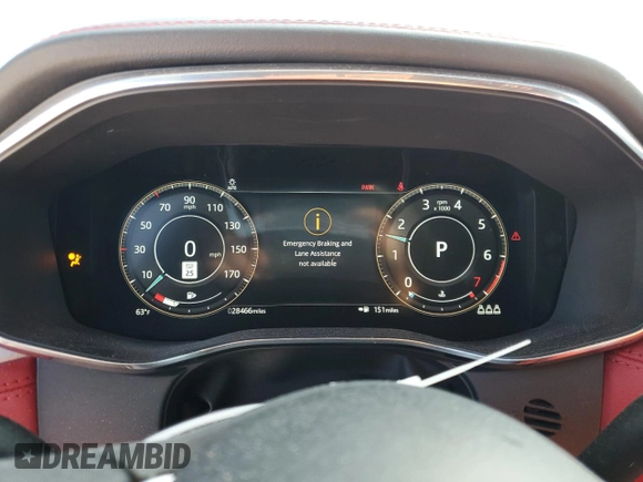 2021 Jaguar F-Pace R-Dynamic S z VIN SADCT2FU5MA681304, wystawiony jako Copart lot #43956495 z przebiegiem 28 466 mil mil oraz Szkoda całkowita • Salvage title. Historia ofert i sprzedaży dostępna na DreamBid. Obrazek 9.
