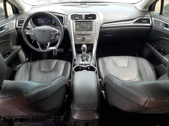 2016 Ford Fusion Titanium with VIN 3FA6P0SU7GR349548, listed as a Copart auction lot 53116325 with 124,354 mi miles and Salvage title. Bid and sale history available at DreamBid. Image 8.