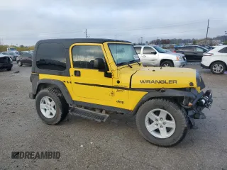 2002 Jeep Wrangler Sport with VIN 1J4FA49S12P708751, listed as a Copart auction lot 79415644 with 219,771 mi miles and Non Repairable. Bid and sale history available at carsss.com. Image 4.