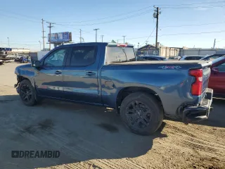 2024 Chevrolet Silverado 1500 RST with VIN 1GCPDEEKXRZ207921, listed as a Copart auction lot 81155184 with 8,207 mi miles and Salvage Title. Bid and sale history available at carsss.com. Image 2.