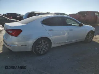 2015 Kia Cadenza Premium with VIN KNALN4D77F5173374, listed as a Copart auction lot 89330105 with 90,864 mi miles and Salvage Title. Bid and sale history available at carsss.com. Image 3.