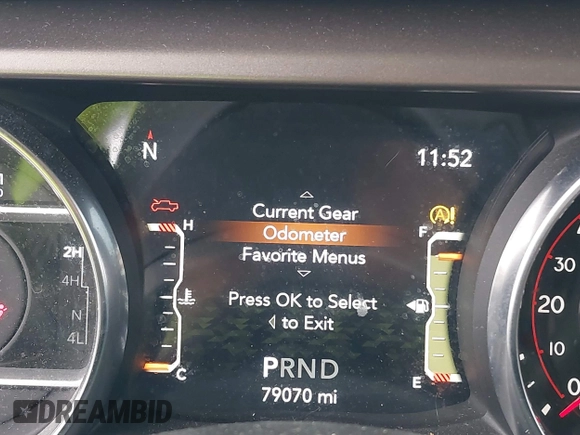 2020 Jeep Gladiator Rubicon with VIN 1C6JJTBG8LL135573, listed as a IAAI auction lot 41585896 with 79,070 mi miles and . Bid and sale history available at DreamBid. Image 15.