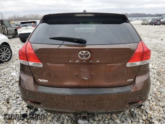 2010 Toyota Venza with VIN 4T3BK3BB7AU040124, listed as a Copart auction lot 52314765 with 16,426 mi miles and Salvage Title. Bid and sale history available at carsss.com. Image 6.