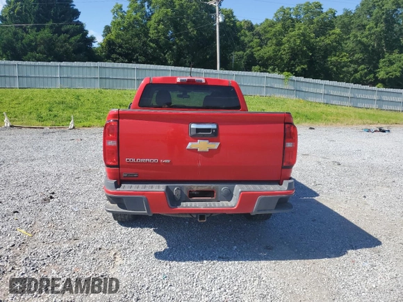 2017 Chevrolet Colorado 4WD WT with VIN 1GCGTBENXH1177831, listed as a Copart auction lot 61411185 with 105,618 mi miles and Salvage title. Bid and sale history available at DreamBid. Image 6.