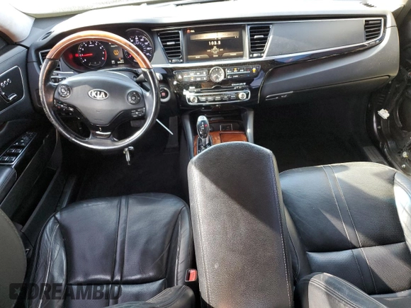 2015 Kia K900 Luxury z VIN KNALW4D46F6019798, wystawiony jako Copart lot #53734435 z przebiegiem 97 467 mil mil oraz Szkoda całkowita • Salvage title. Historia ofert i sprzedaży dostępna na DreamBid. Obrazek 8.