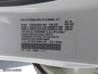 2017 Honda Ridgeline RTL-E with VIN 5FPYK3F7XHB011188, listed as a IAAI auction lot 41766257 with 90,020 mi miles. Bid and sale history available at carsss.com. Image 9.