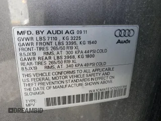 2012 Audi Q7 3.0L TDI Premium with VIN WA1CMAFE1CD003166, listed as a Copart auction lot 51497935 with 136,459 mi miles and Clean Title. Bid and sale history available at carsss.com. Image 13.