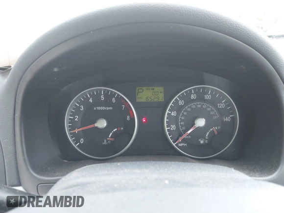 2007 Hyundai Accent GLS with VIN KMHCN46C17U103319, listed as a IAAI auction lot 41620787 with 65,291 mi miles. Bid and sale history available at carsss.com. Image 7.