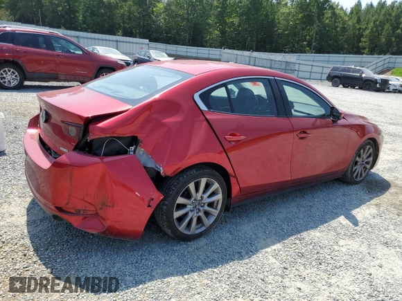 2021 Mazda 3 Preferred with VIN 3MZBPACL4MM254875, listed as a Copart auction lot 62058245 with 58,969 mi miles and Salvage title. Bid and sale history available at DreamBid. Image 3.