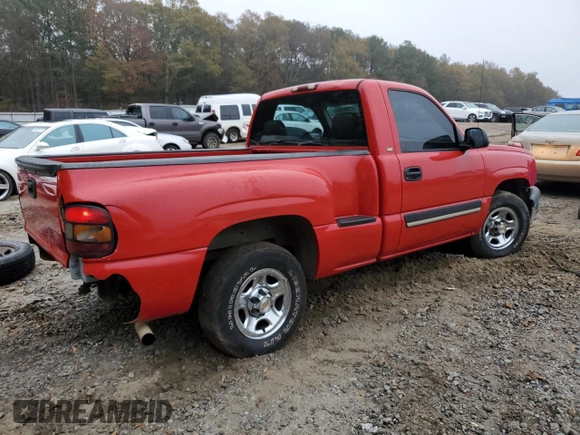 2004 Chevrolet Silverado 1500 LS with VIN 1GCEC14V64Z347651, listed as a Copart auction lot 81547694 with 262,958 mi miles and Salvage Title. Bid and sale history available at carsss.com. Image 3.