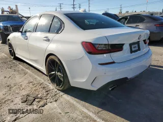 2019 BMW 3 Series 330i with VIN WBA5R1C5XKAK09751, listed as a Copart auction lot 66022322 with 37,802 mi miles. Bid and sale history available at carsss.com. Image 3.