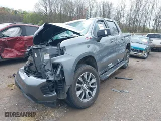 2019 Chevrolet Silverado 1500 RST with VIN 1GCUYEED1KZ207577, listed as a IAAI auction lot 41930499 with 1 mi miles. Bid and sale history available at carsss.com. Image 2.