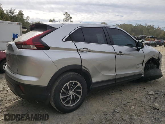 2023 Mitsubishi Eclipse Cross ES z VIN JA4ATUAA1PZ052103, wystawiony jako Copart lot #74354114 z przebiegiem 56 601 mil mil oraz Szkoda całkowita • Salvage title. Historia ofert i sprzedaży dostępna na DreamBid. Obrazek 3.