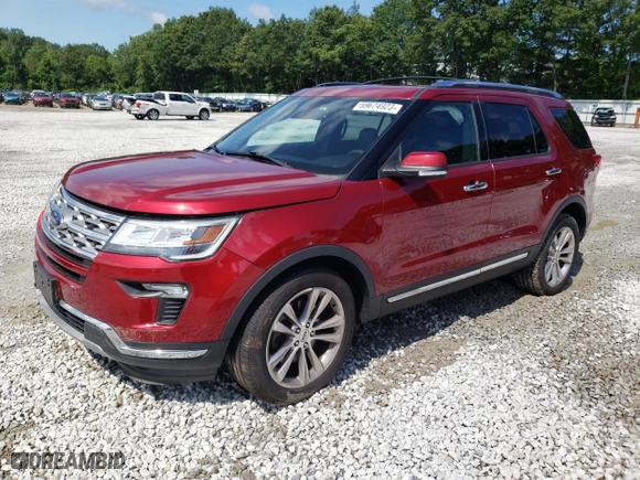 2019 Ford Explorer Limited with VIN 1FM5K8FH2KGA53378, listed as a Copart auction lot 59674923 with 45,772 mi miles. Bid and sale history available at carsss.com. Image 1.