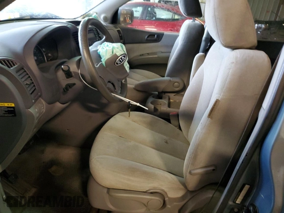 2006 Kia Sedona LX with VIN KNDMB233666079693, listed as a Copart auction lot 44993745 with 187,600 mi miles and Salvage Title. Bid and sale history available at carsss.com. Image 7.