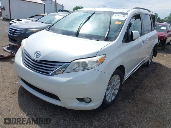 2015 Toyota Sienna Limited with VIN 5TDDK3DC9FS119513, listed as a IAAI auction lot 42290386 with 210,948 mi miles and . Bid and sale history available at DreamBid. Image 17.