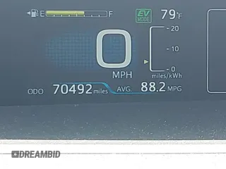 2021 Toyota Prius LE with VIN JTDKAMFP5M3167430, listed as a IAAI auction lot 42462853 with 70,492 mi miles and . Bid and sale history available at DreamBid. Image 16.