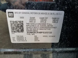 2023 Chevrolet Blazer LT z VIN 3GNKBCR48PS103722, wystawiony jako Copart lot #49377625 z przebiegiem 26 157 mil mil oraz Czysty tytuł • Clean title. Historia ofert i sprzedaży dostępna na DreamBid. Obrazek 14.