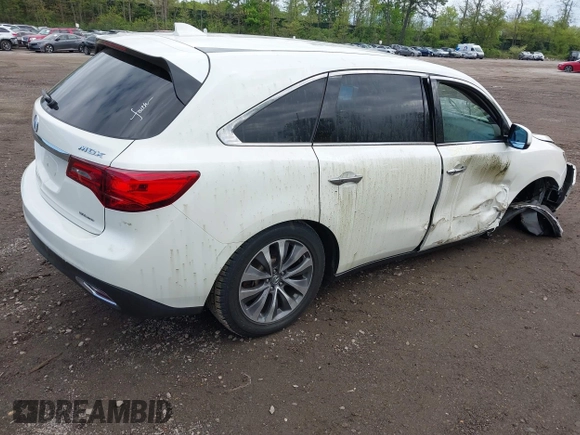 2016 Acura MDX Technology z VIN 5FRYD4H47GB040270, wystawiony jako IAAI lot #42196645 z przebiegiem 72 100 mil mil oraz . Historia ofert i sprzedaży dostępna na DreamBid. Obrazek 4.