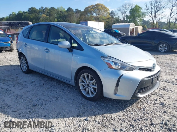 2016 Toyota Prius v Two with VIN JTDZN3EU2GJ042440, listed as a IAAI auction lot 42008316 with 160,000 mi miles. Bid and sale history available at carsss.com. Image 1.