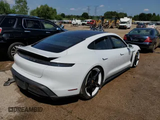 2020 Porsche Taycan 4S z VIN WP0AB2Y11LSA50893, wystawiony jako Copart lot #53266822 z przebiegiem 8 223 mil mil oraz . Historia ofert i sprzedaży dostępna na DreamBid. Obrazek 4.