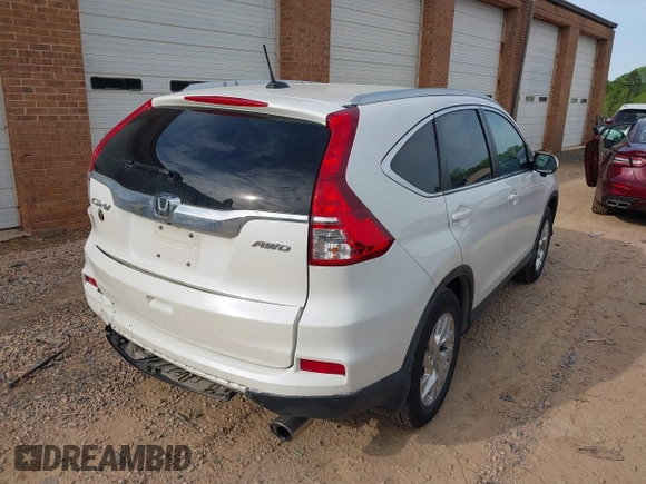 2015 Honda CR-V EX-L with VIN 5J6RM4H72FL069441, listed as a IAAI auction lot 42018910 with 94,692 mi miles. Bid and sale history available at carsss.com. Image 4.