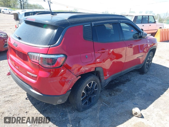 2019 Jeep Compass Trailhawk с VIN 3C4NJDDB7KT681947, выставлен на аукционе IAAI как лот 42031488 с пробегом 91 382 миль миль и . История ставок и продаж доступна на DreamBid. Изображение 4.