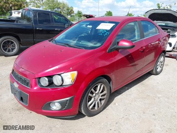 2012 Chevrolet Sonic LT with VIN 1G1JC5SH7C4136451, listed as a IAAI auction lot 41944057 with 112,506 mi miles. Bid and sale history available at carsss.com. Image 18.