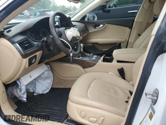 2015 Audi A7 Premium Plus with VIN WAUWGAFC2FN016867, listed as a Copart auction lot 57222335 with 86,014 mi miles and Salvage title. Bid and sale history available at DreamBid. Image 7.