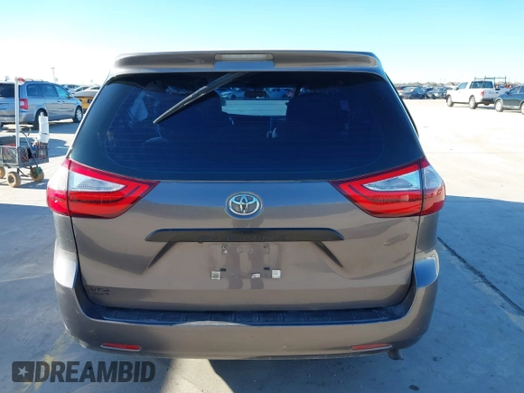 2016 Toyota Sienna L with VIN 5TDZK3DC4GS726572, listed as a IAAI auction lot 41486036 with 138,162 mi miles and . Bid and sale history available at DreamBid. Image 17.
