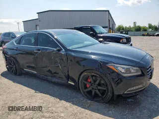 2017 Genesis G80 Ultimate z VIN KMHGN4JF8HU214213, wystawiony jako Copart lot #60082845 z przebiegiem 110 047 mil mil oraz Szkoda całkowita • Salvage title. Historia ofert i sprzedaży dostępna na DreamBid. Obrazek 4.